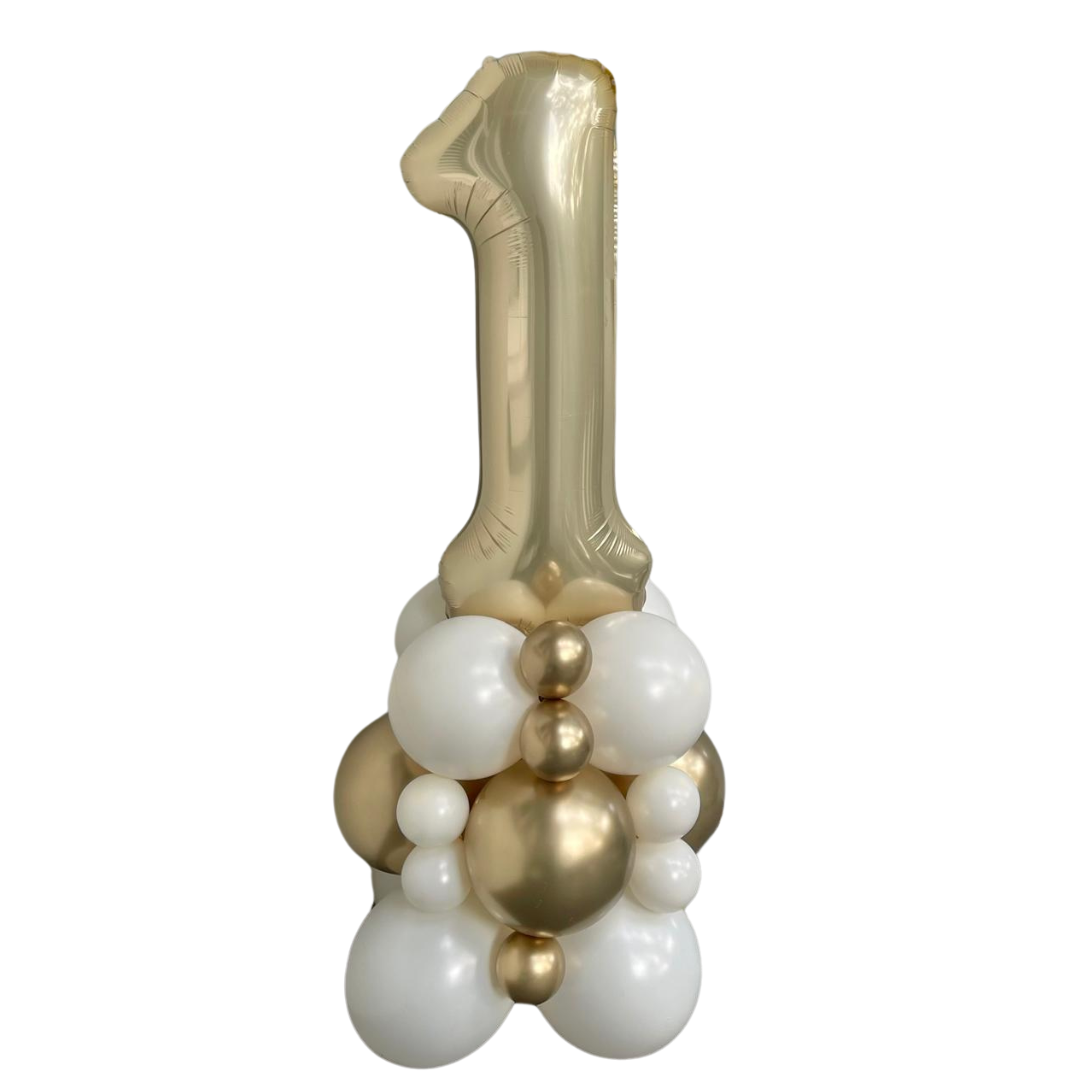 Number 1 Balloon Tower - latex and jumbos 14 in Bondi, Sydney