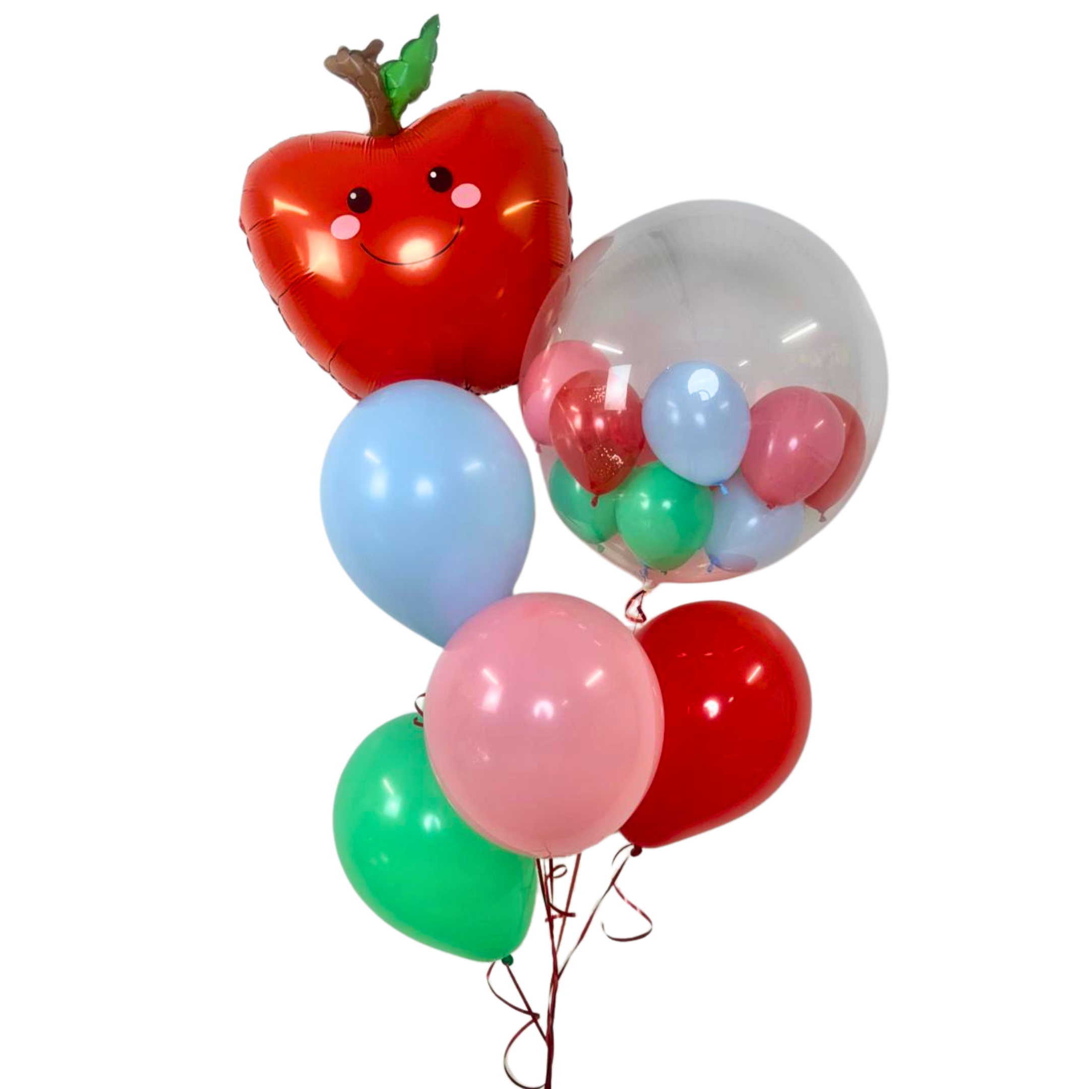 Sweet Apple Surprise Balloon Bouquet