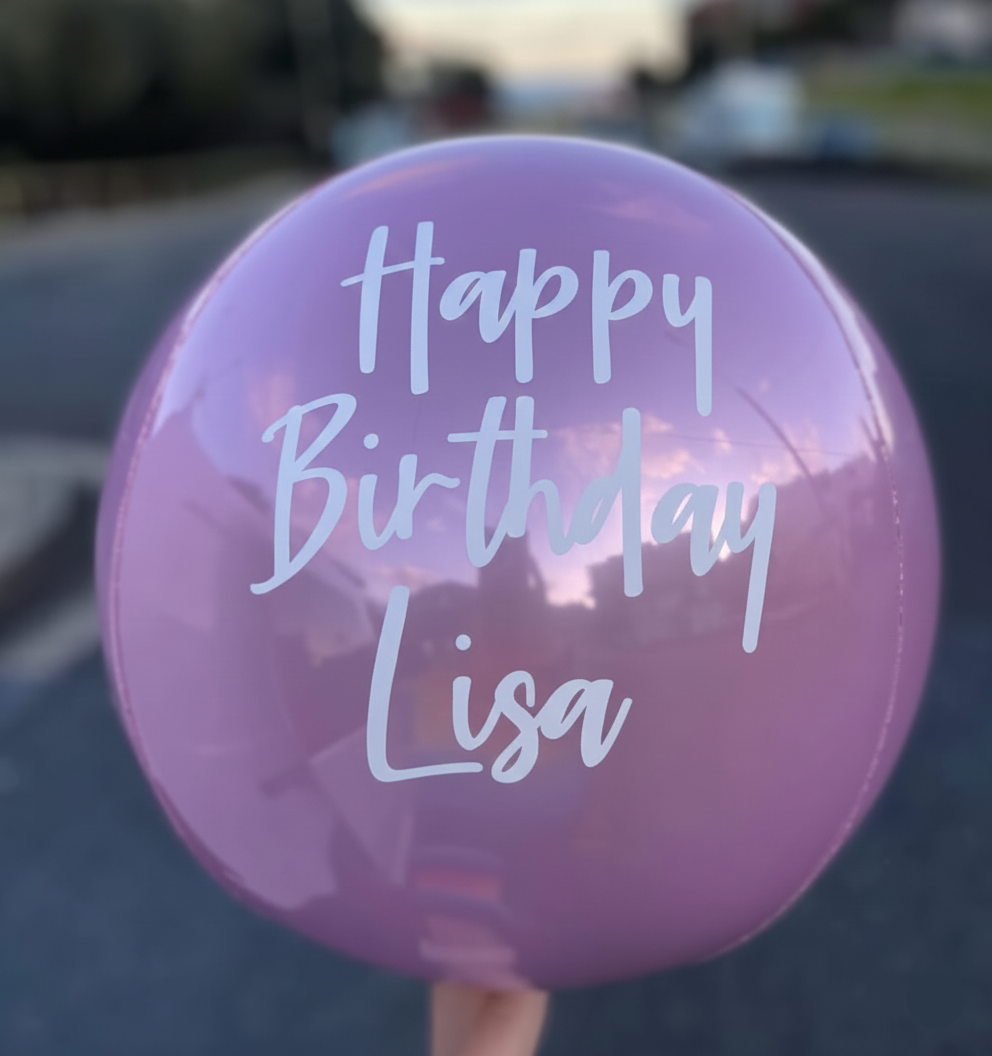 Personalised Orbz Balloon - orbz1 in Bondi, Sydney