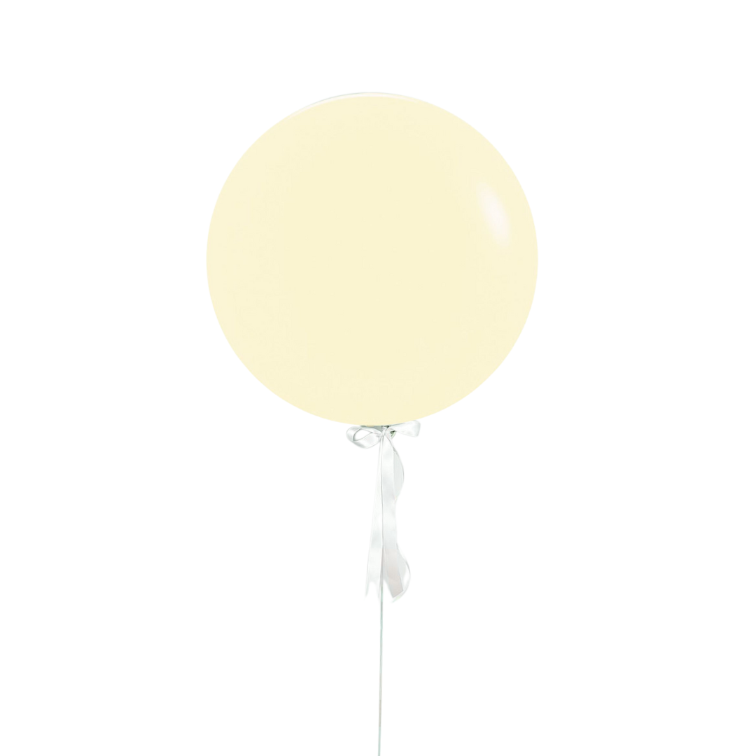 Plain Jumbo Balloon - pastelyellow by Bondi Road Balloons