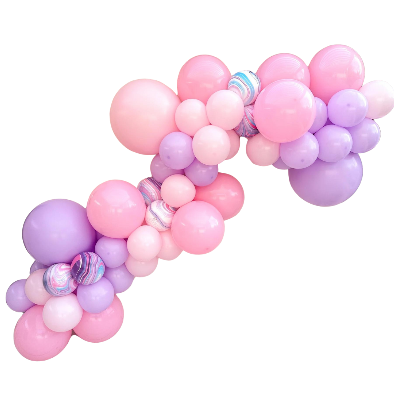 Grab and Go Garland - Pink Purple