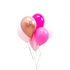 Pretty in Pink 7 x 28cm latex helium bunch - pretty in pink 7 latex balloons in Bondi, Sydney