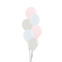 6 Latex Balloon Bouquet - Pastel matte pink, pastel dusk cream and white - products for website va 14 in Bondi, Sydney