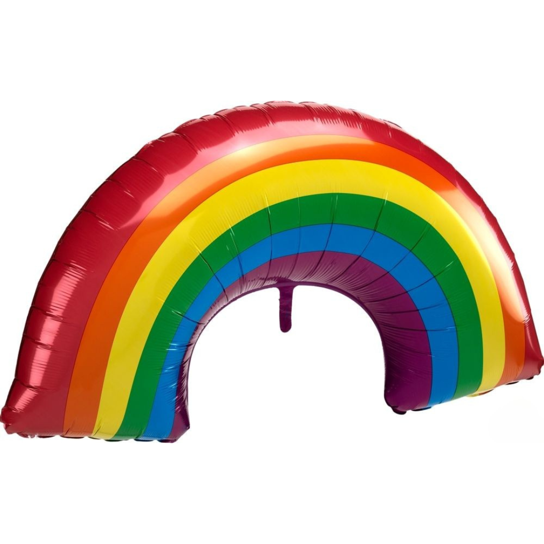 Large Rainbow Balloon for parties in Bondi and Sydney - front view