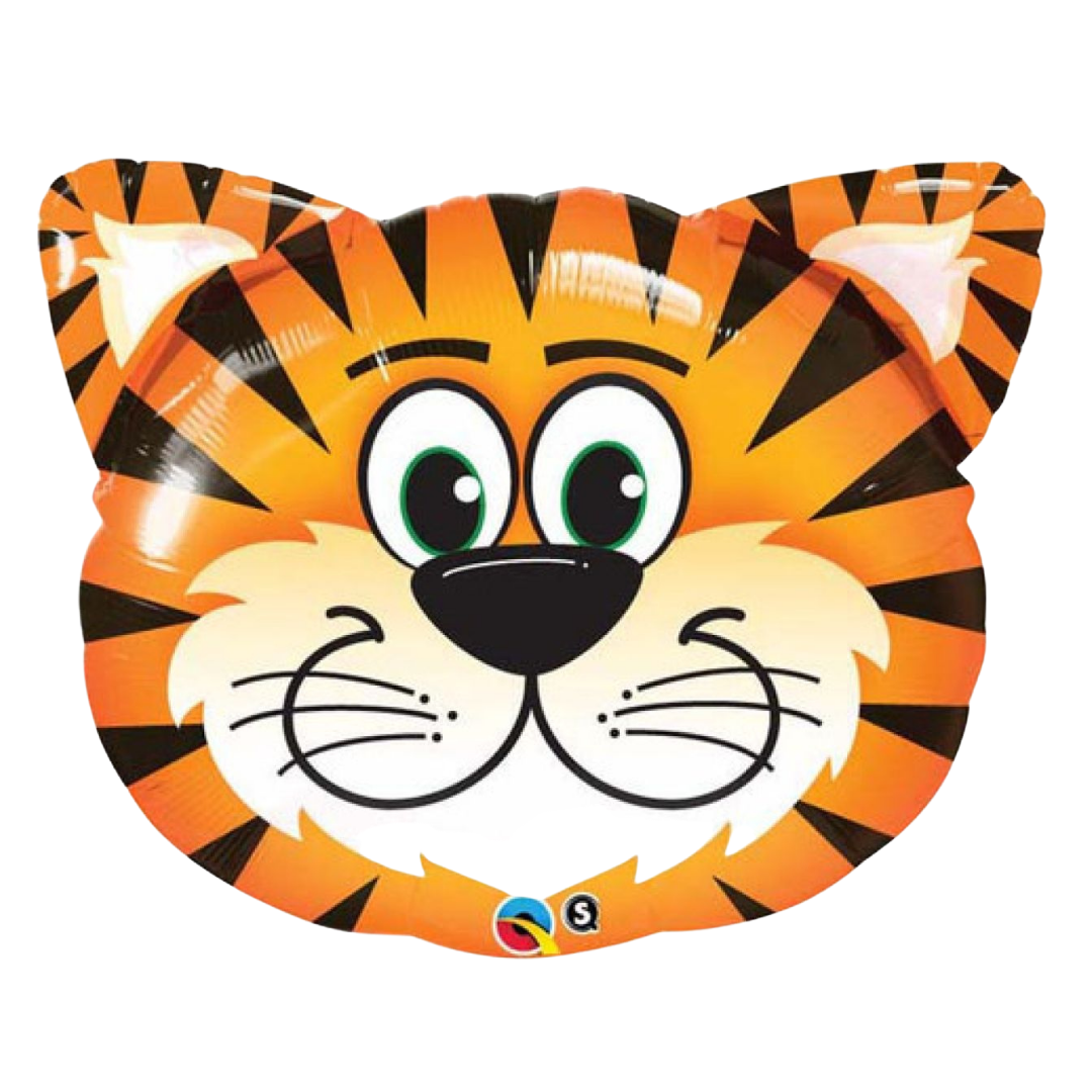 Tickled Tiger helium-filled 76cm foil balloon