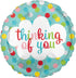 Thinking Of You Dots Foil Balloon - u35485 in Bondi, Sydney