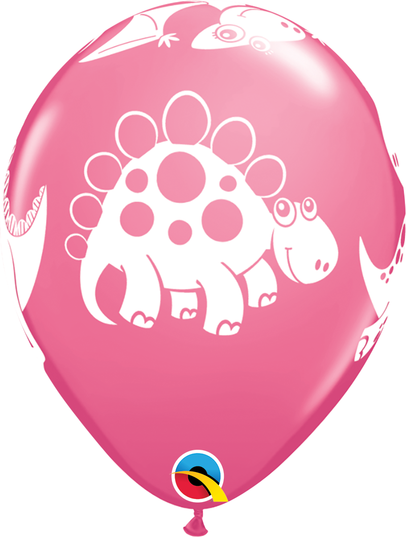 Cute & Cuddly Dinosaurs Latex Balloons - 40201b w rose 4 in Bondi, Sydney