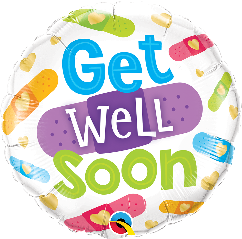 Get Well Soon Bandages - 57302 57304b f b balloon design by Bondi Road Balloons