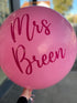 Jumbo balloon personalised for parties in Bondi and Sydney - display view