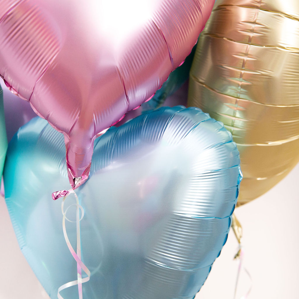 Love Heart Bouquet Pastel Colours for parties in Bondi and Sydney - display view