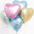Love Heart Bouquet Pastel Colours for parties in Bondi and Sydney - colour detail