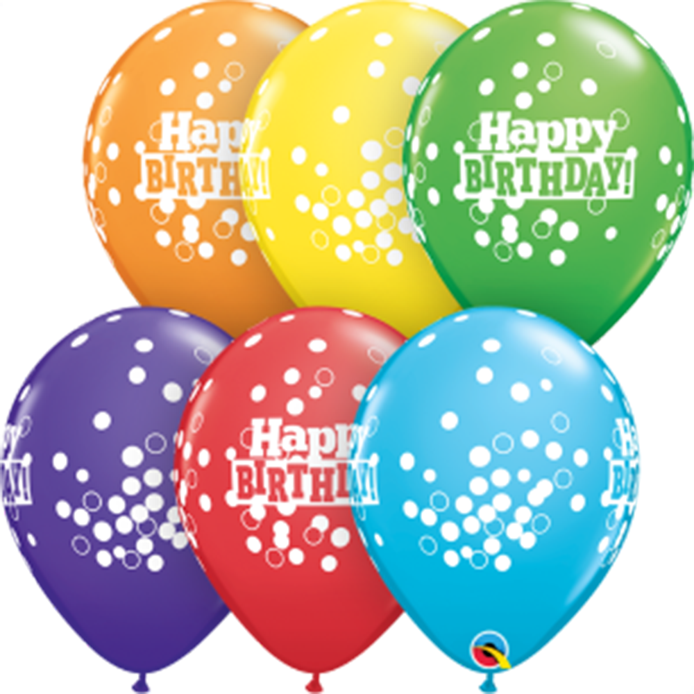 Birthday Confetti Dots - birthdayconfettidotscopy balloon design in Bondi, Sydney
