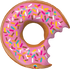 Bit Donut & Sprinkles - bitdonut sprinkles balloon design by Bondi Road Balloons
