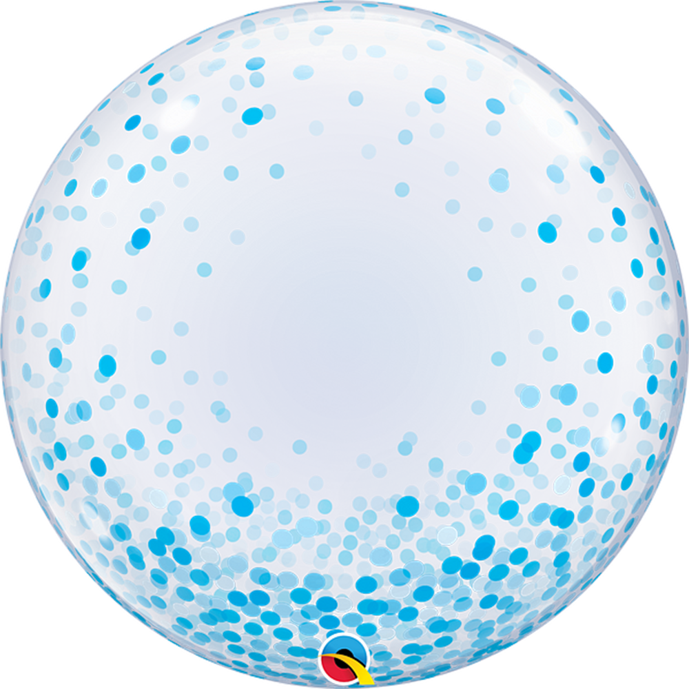 Blue Confetti Bubble Balloon - blueconfettidecobubblecopy in Bondi, Sydney