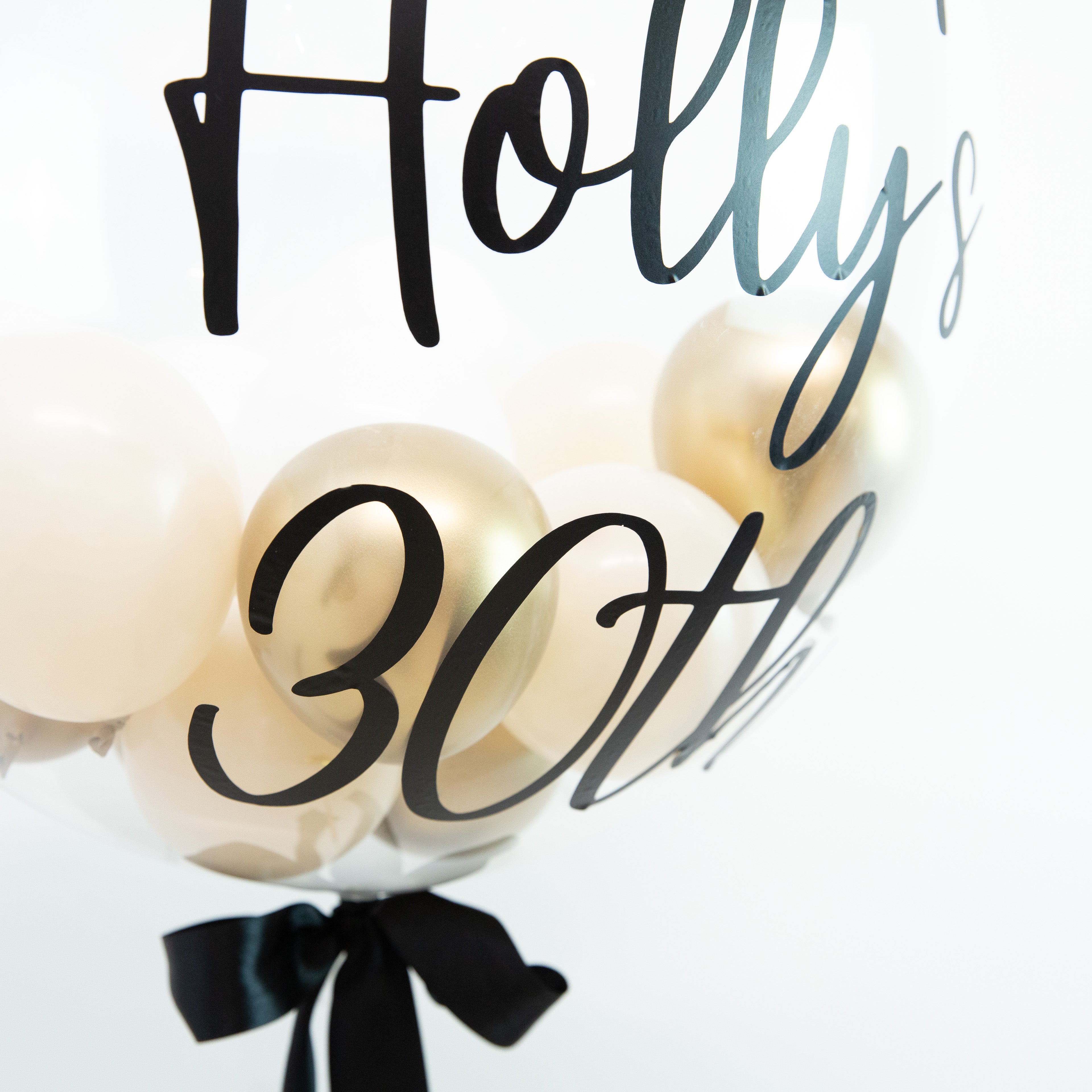 Bubble Balloons - Customised (Clear Bubble Balloon) - bondird balloons dec20 31 1