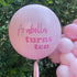 Jumbo balloon personalised for parties in Bondi and Sydney - party styling detail