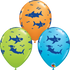 Fun Sharks! 3 latex balloons - funsharks copy in Bondi, Sydney