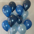 3 shades of blue - 12 x 28cm latex balloons - img 5055 in Bondi, Sydney