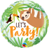 Let's Party Sloth balloons for parties in Bondi and Sydney
