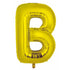 Gold Letter B Balloon - 86cm - letterbgold c3ed 4a1d b16d by Bondi Road Balloons