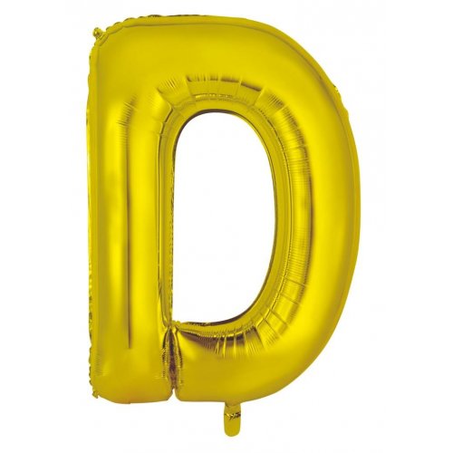 Gold Letter D Balloon - 86cm - letterdgold 1b90 4d40 9c33 by Bondi Road Balloons