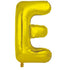 Gold Letter E Balloon - 86cm - letteregold be46 4b2c b6d6 by Bondi Road Balloons