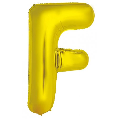 Gold Letter F Balloon - 86cm - letterfgold 89cc bd5a by Bondi Road Balloons