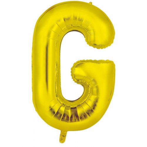 Gold Letter G Balloon - 86cm - letterggold cf1f 48a7 b04e by Bondi Road Balloons