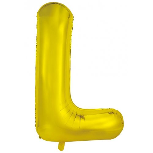 Gold Letter L Balloon - 86cm - letterlgold d74d b84e by Bondi Road Balloons