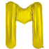 Gold Letter M Balloon - 86cm - lettermgold 998d 476d 9a6b by Bondi Road Balloons
