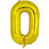 Gold Letter O Balloon - 86cm - letterogold b3ba by Bondi Road Balloons
