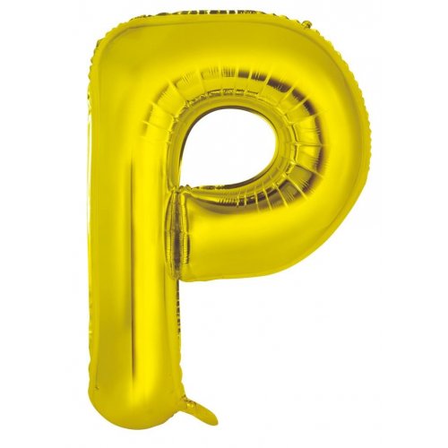 Gold Letter P Balloon - 86cm - letterpgold 6dd4 4d0f 9eb1 by Bondi Road Balloons