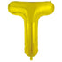 Gold Letter T Balloon - 86cm - lettertgold 4ad4 b30a by Bondi Road Balloons
