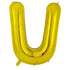 Gold Letter U Balloon - 86cm - letterugold 0ef1 46f5 b387 by Bondi Road Balloons