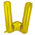 Gold Letter W Balloon - 86cm - letterwgold d50d 42c8 bd82 by Bondi Road Balloons