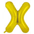 Gold Letter X Balloon - 86cm - letterxgold a642 8cb1 by Bondi Road Balloons