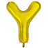 Gold Letter Y Balloon - 86cm - letterygold ee0c 4c9b a45d by Bondi Road Balloons