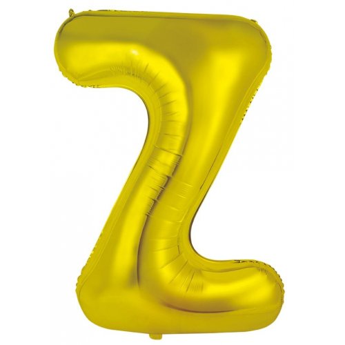 Gold Letter Z Balloon - 86cm - letterzgold d1cf 83d0 by Bondi Road Balloons