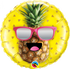 Mr Cool Pineapple 45cm - mrcoolpineapple18 balloon design by Bondi Road Balloons
