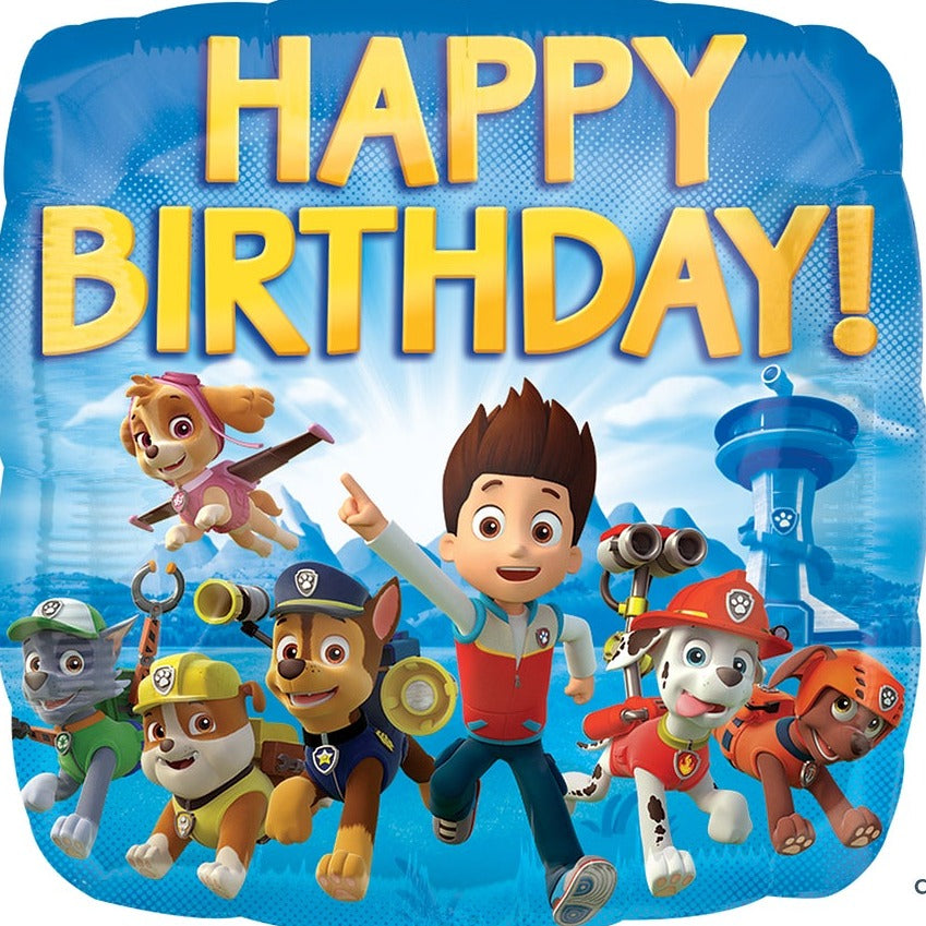 Paw Patrol Happy Birthday - pawpatrolhappybirthday balloon design in Bondi, Sydney
