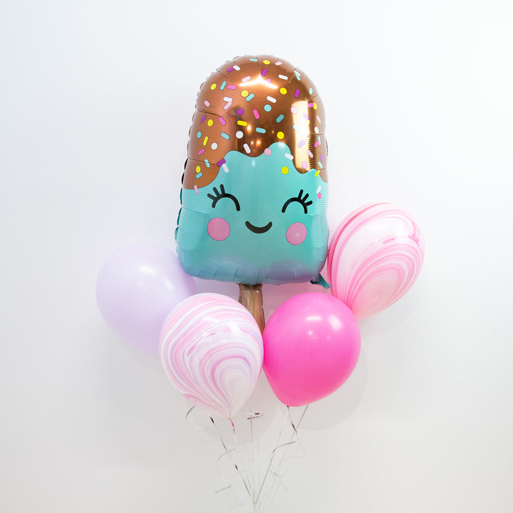 Happy Ice Cream Bouquet for parties in Bondi and Sydney - party styling detail