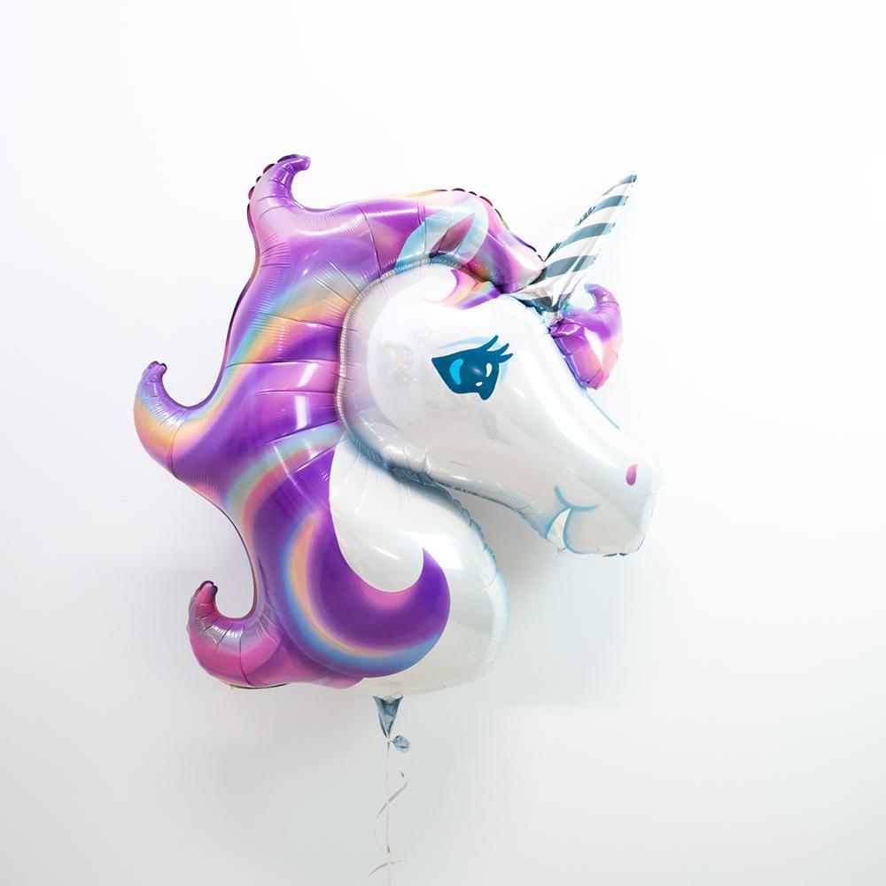Pastel Unicorn Head - purpleunicorn 41a4 8e4d balloon design by Bondi Road Balloons