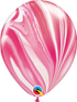 Red and White Super Agate - 28cm helium latex - redandwhitesuperagatecopy in Bondi, Sydney