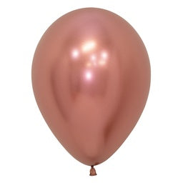 7 x 28cm Metallic latex helium balloons with hifloat - reflexrosegold 6ed4 49b6 826e in Bondi, Sydney