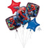 Spiderman Bouquet - 5 balloons - spidermanbouquet5balloons in Bondi, Sydney