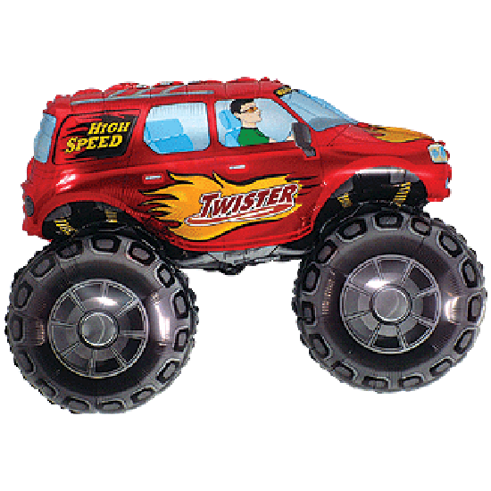 Custom Order - Large Number and Large Shape No. 2 - bigwheels red balloon design in Bondi, Sydney