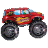 Custom Order - Large Number and Large Shape No. 2 - bigwheels red balloon design in Bondi, Sydney
