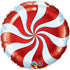 Candy red swirl 45cm foil helium inflated - candyredswirl in Bondi, Sydney