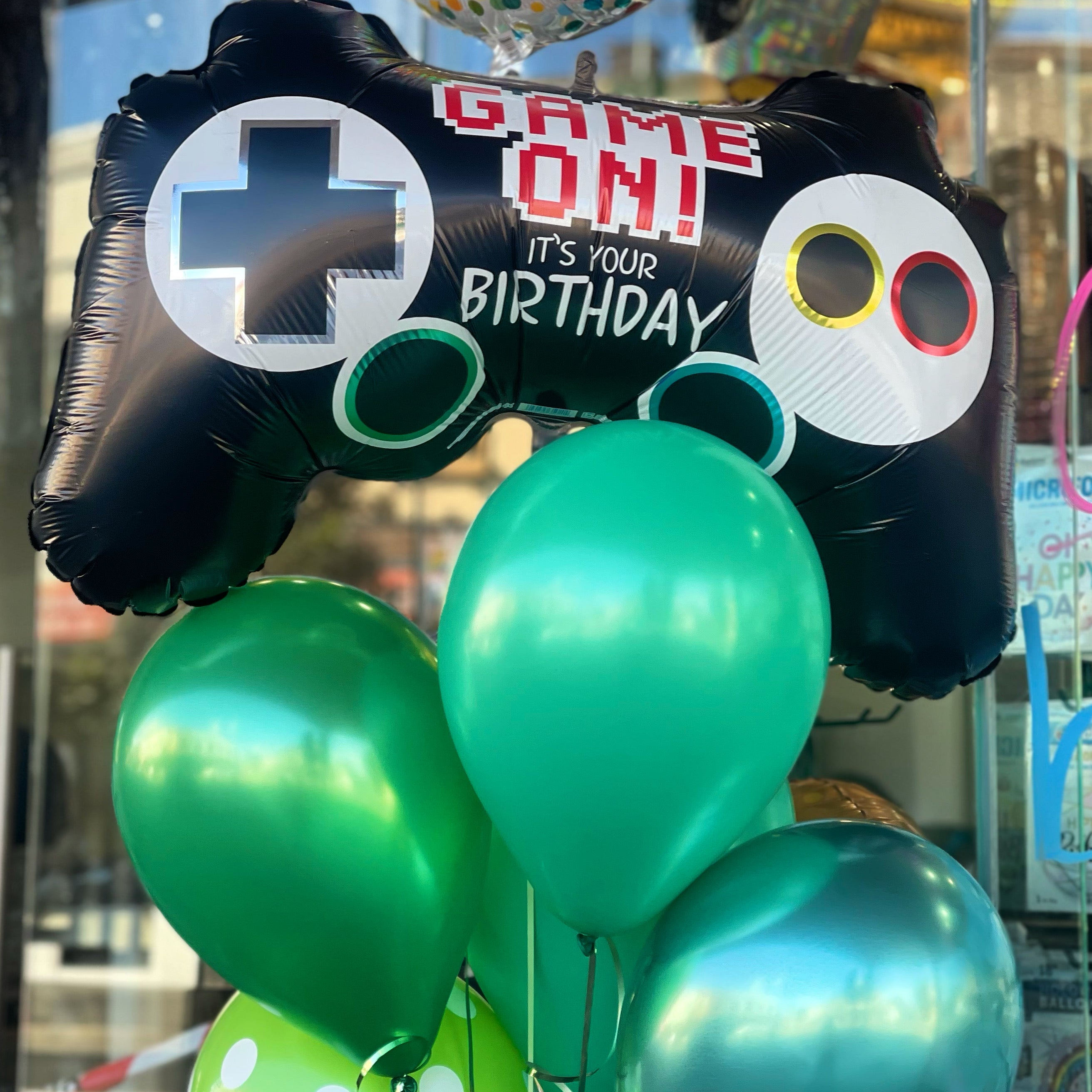 Little Gamer's Birthday Bouquet for parties in Bondi and Sydney - party styling detail