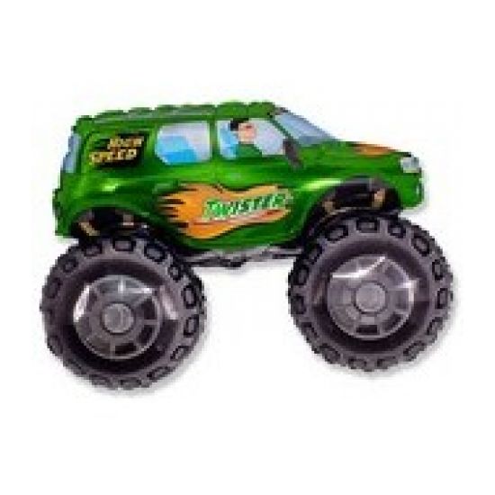 Custom Order - Large Number and Large Shape No. 2 - greenmonstertruck balloon design in Bondi, Sydney